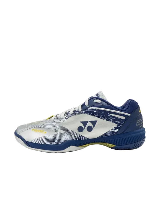 Yonex Badminton Shoe Power Cushion 65Z Wide Unisex (Silver/Navy) - VA Edition - Nexus Badminton