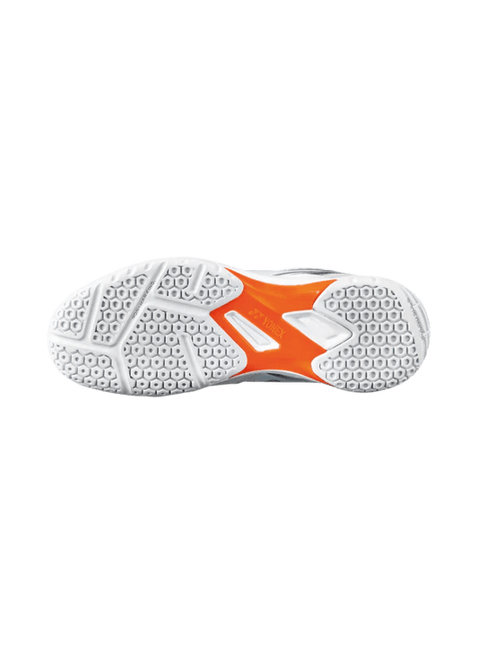 Yonex Badminton Shoe Power Cushion 65X3 Unisex (White/Orange) - Nexus Badminton