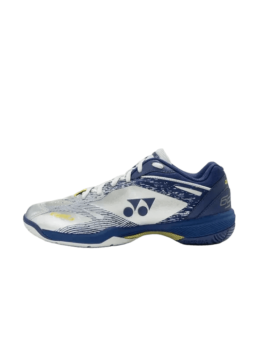 Yonex Badminton Shoe Power Cushion 65Z Slim Unisex (Silver/Navy) - VA Edition - Nexus Badminton