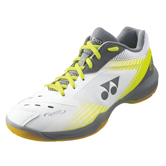 Yonex Badminton Shoe Power Cushion 65Z Women (White/Lime) - Nexus Badminton