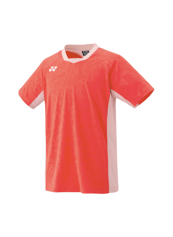 Yonex Men's Crew Neck Shirt 10634 (Coral Red) - Nexus Badminton