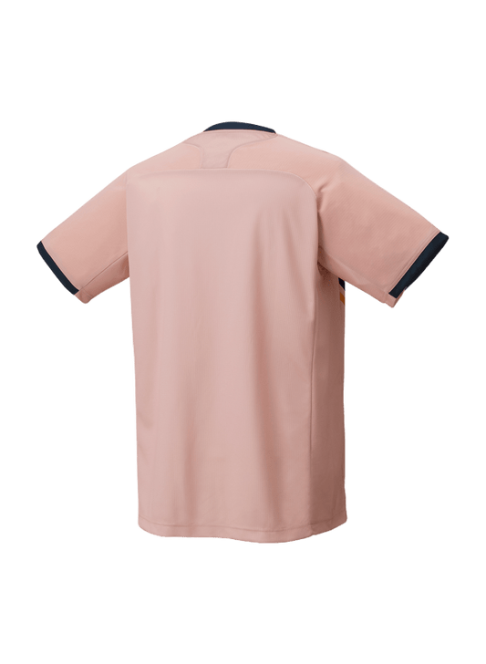 Yonex Men's Crew Neck Shirt 10639 (Pink Beige) - Nexus Badminton