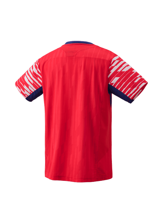 Yonex Men's Crew Neck Shirt 10644 (Clear Red) - Nexus Badminton