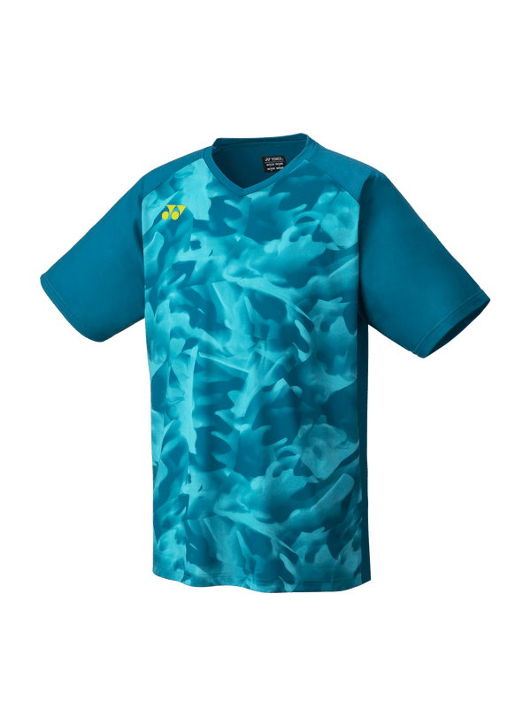 Yonex Men's Crew Neck Shirt YM0033 (Blue Green) - Nexus Badminton