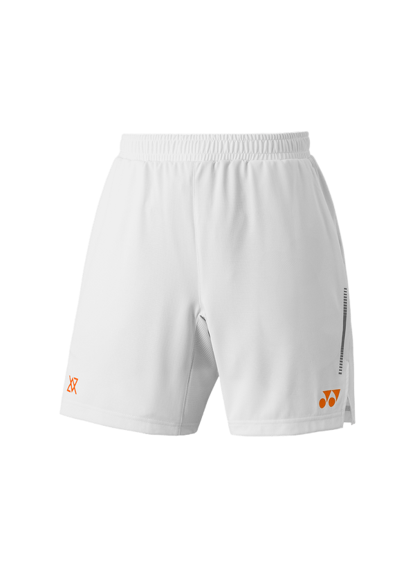Yonex Men's Knit Shorts 15227 (White) - VA Edition - Nexus Badminton
