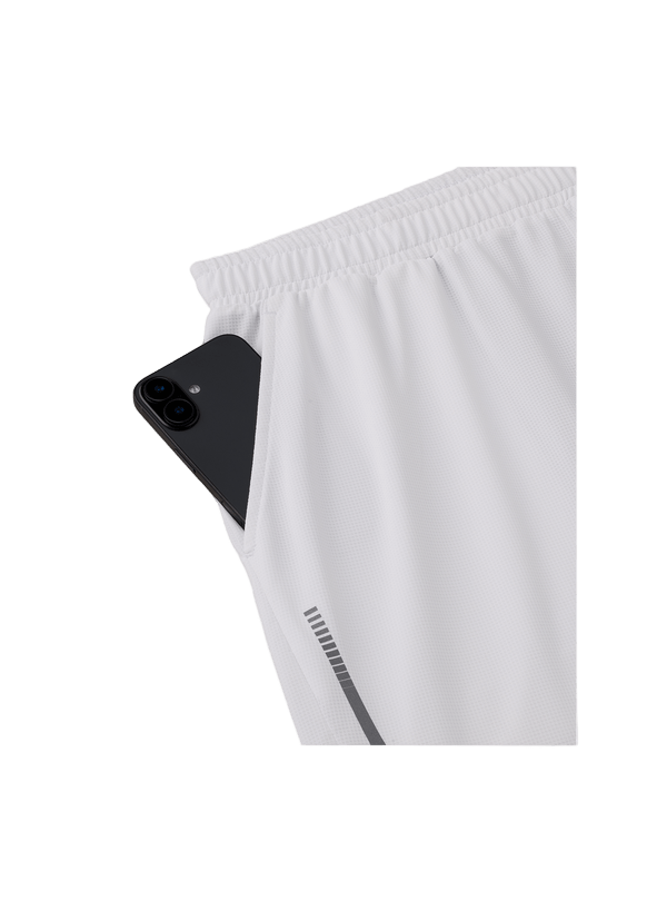 Yonex Men's Knit Shorts 15227 (White) - VA Edition - Nexus Badminton