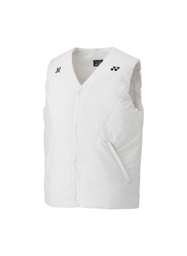 Yonex Men's Padded Vest 90098 (White) - VA Edition - Nexus Badminton