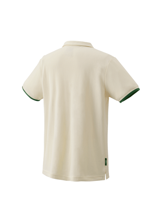 Yonex Men's Polo Shirt 10702 (Ice Beige) - Nature Series Limited Edition - Nexus Badminton