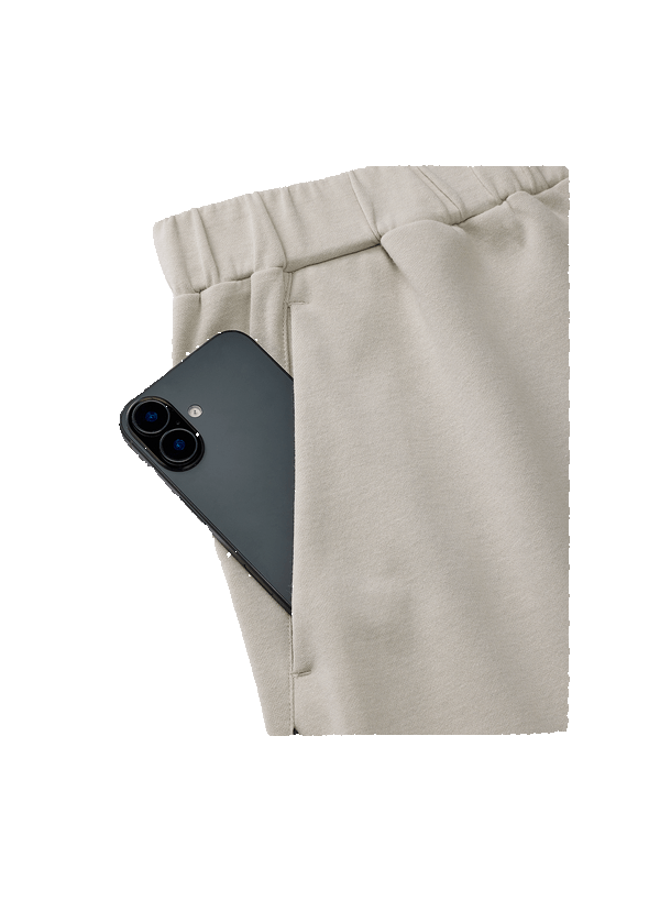 Yonex Men's Sweat Shorts 30103 (Grayish Beige) - VA Edition - Nexus Badminton