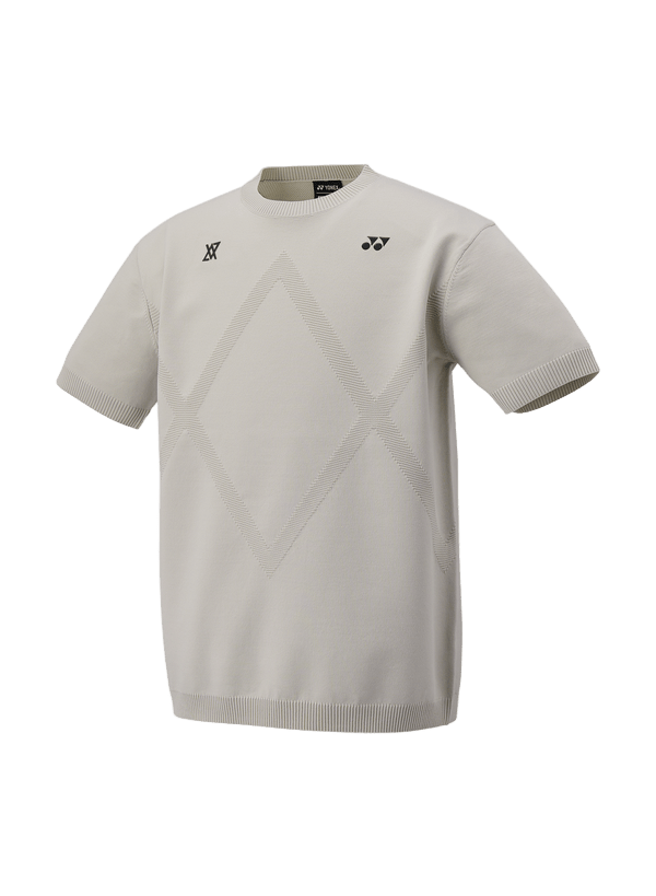 Yonex Men's Sweater 30104 (Grayish Beige) - VA Edition - Nexus Badminton