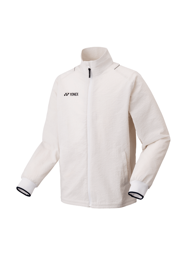 Yonex Men's Warm - Up Jacket 50158 (Cool White) - Nexus Badminton