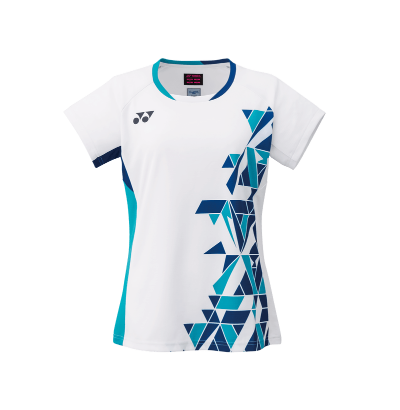 Yonex Women's Crew Neck Shirt 20635 (White) - Nexus Badminton