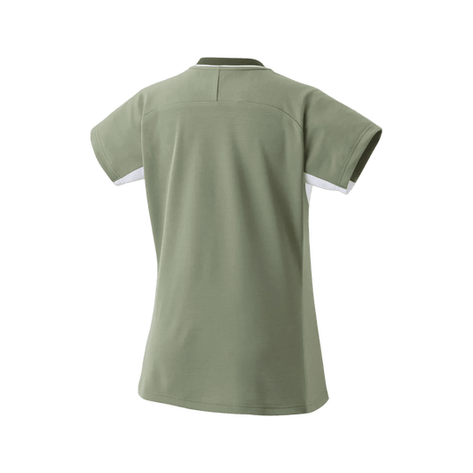 Yonex Women's Crew Neck Shirt 20769 (Light Olive) - Nexus Badminton