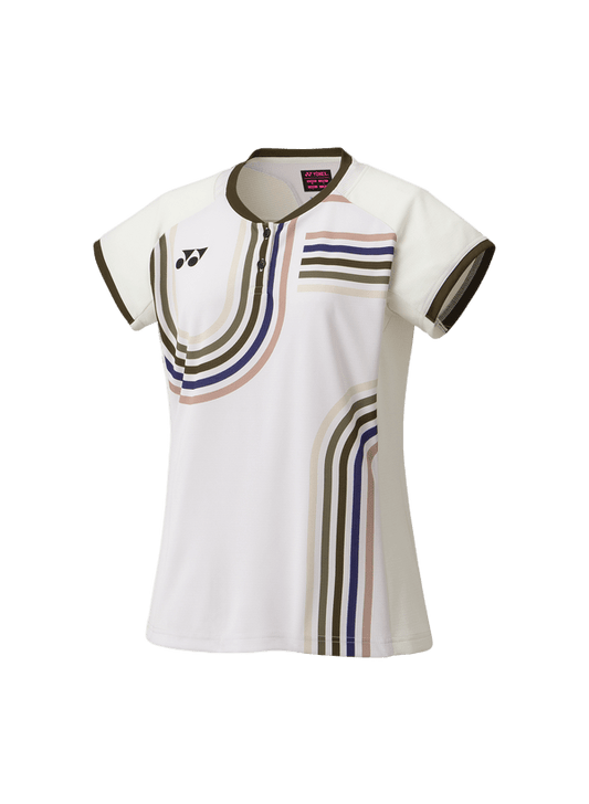 Yonex Women's Crew Neck Shirt 20854 (Natural) - Nexus Badminton