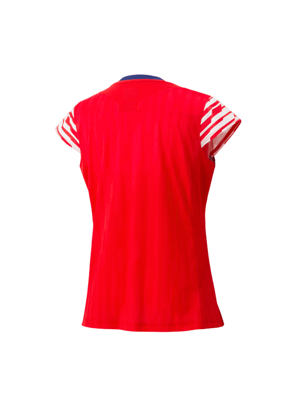 Yonex Women's Crew Neck Shirt 20860 (Clear Red) - Nexus Badminton
