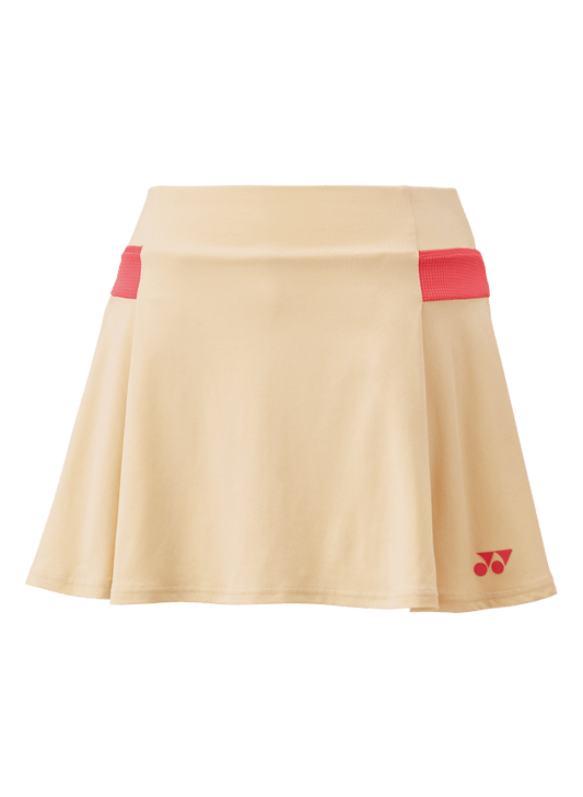 Yonex Women's Skirt 26145 (Ice Beige) - Nexus Badminton