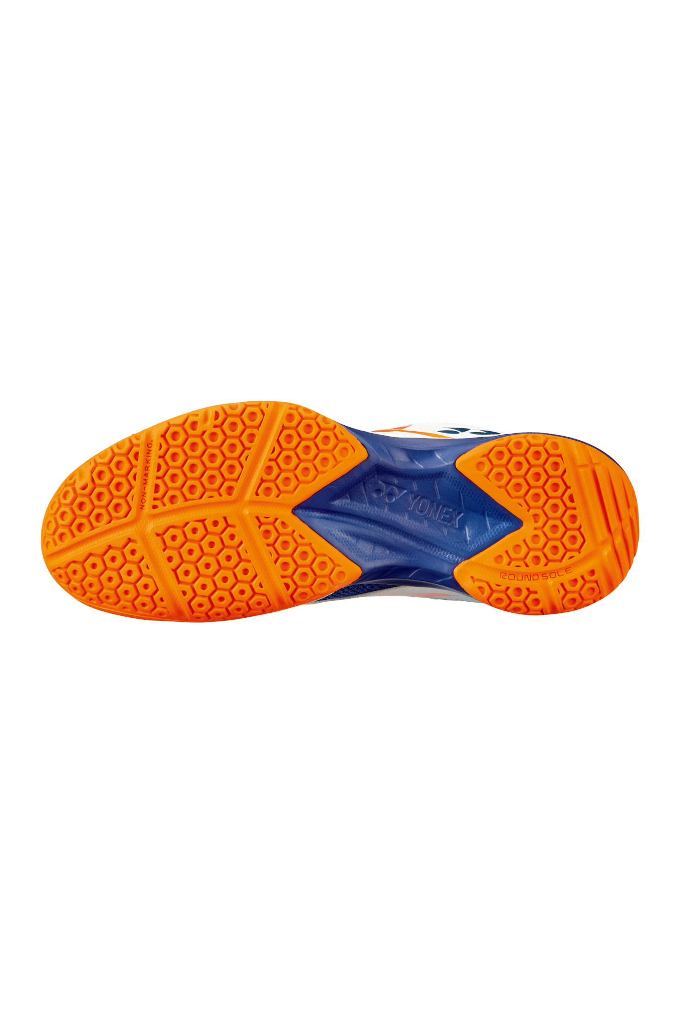 Yonex Badminton Shoe Power Cushion 39 (White/Orange) - Nexus Badminton