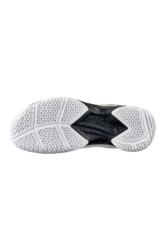 Yonex Badminton Shoe Power Cushion 39 Wide (White/Gold) - Nexus Badminton