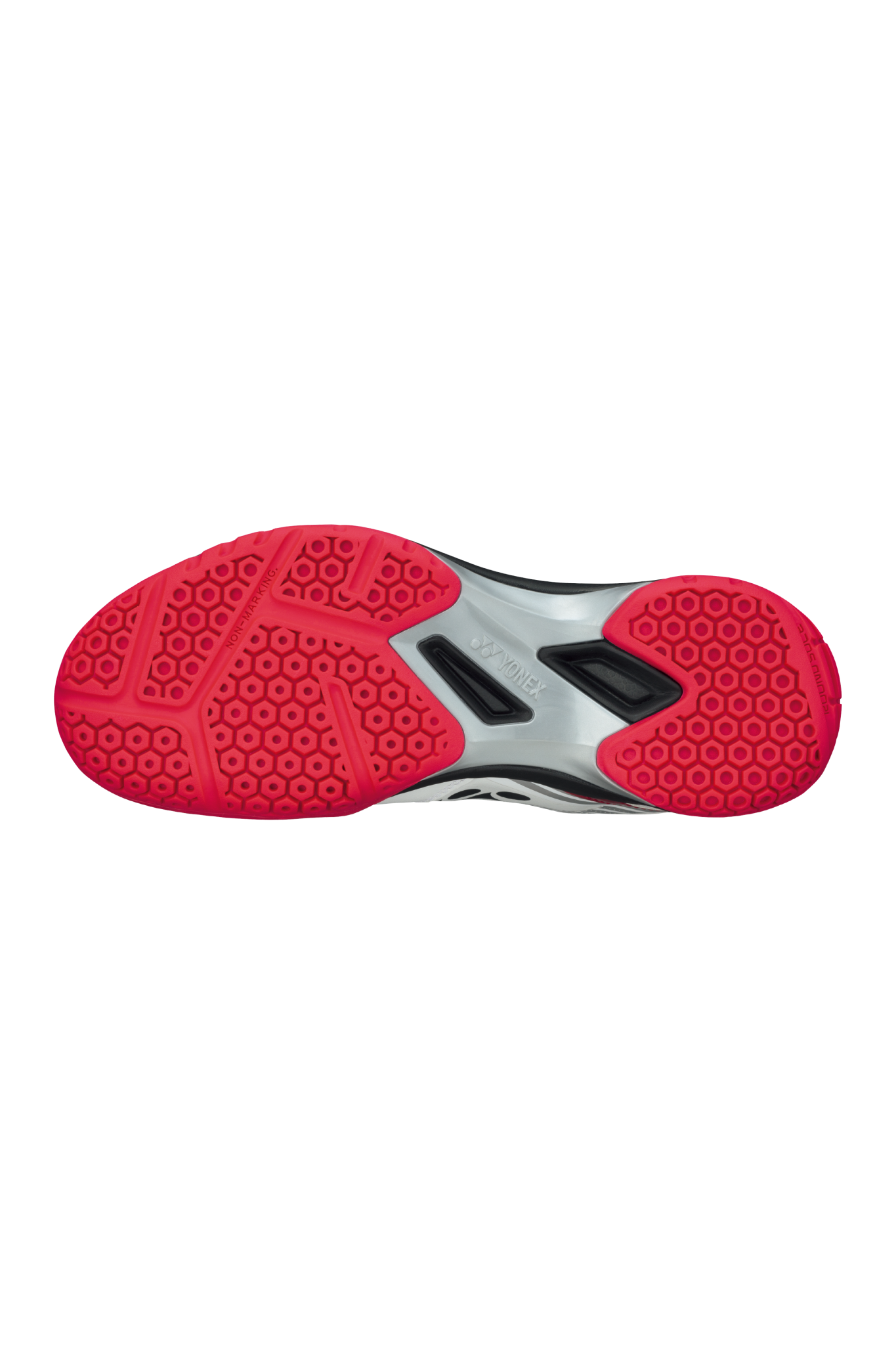 Yonex Badminton Shoe Power Cushion 65X3 Unisex (White/Red) - Nexus Badminton