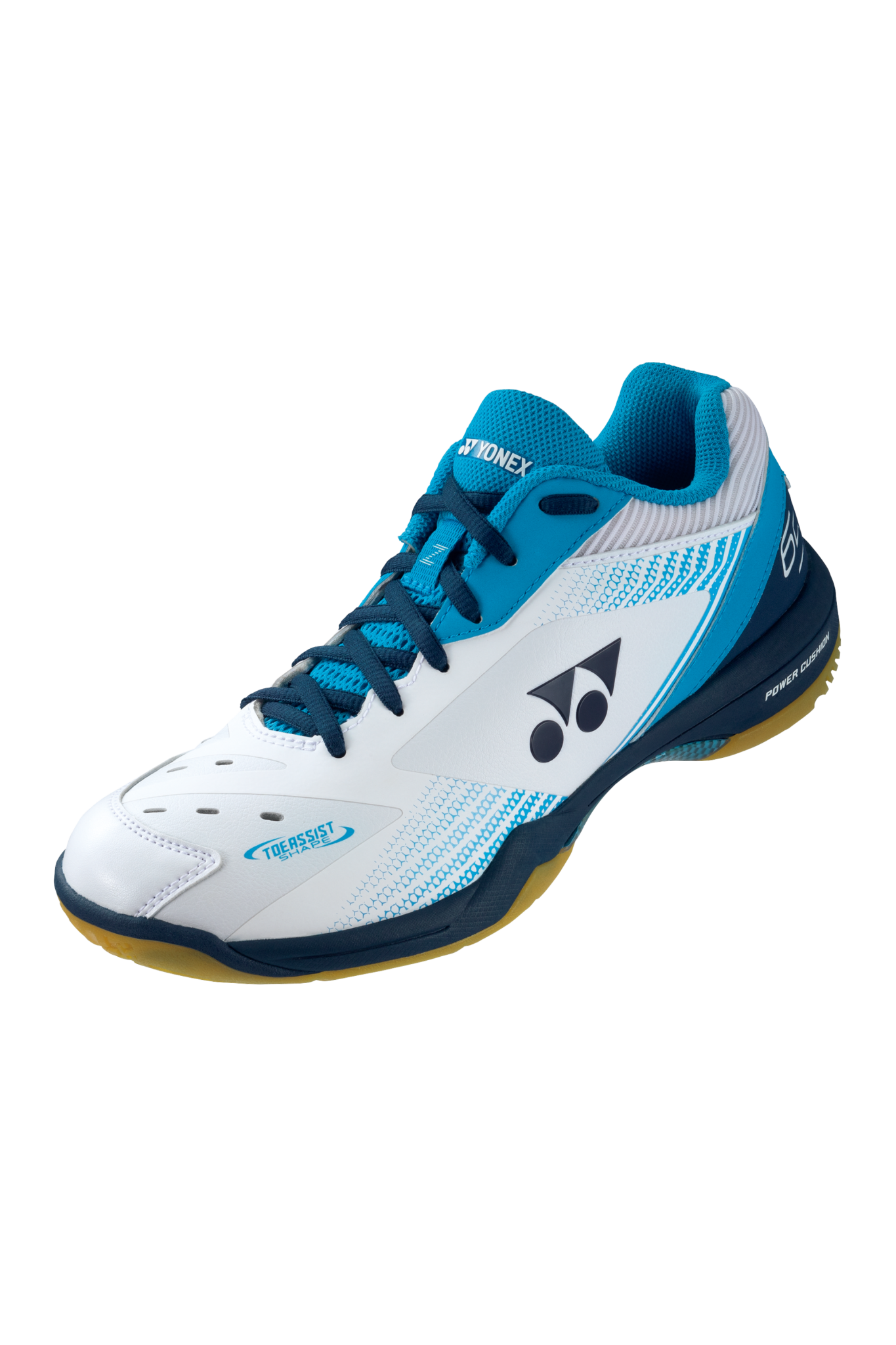 Yonex Badminton Shoe Power Cushion 65Z3 Men (White/Ocean Blue Yonex Badminton Shoe Power Cushion 65Z3 Men (White/Ocean Blue