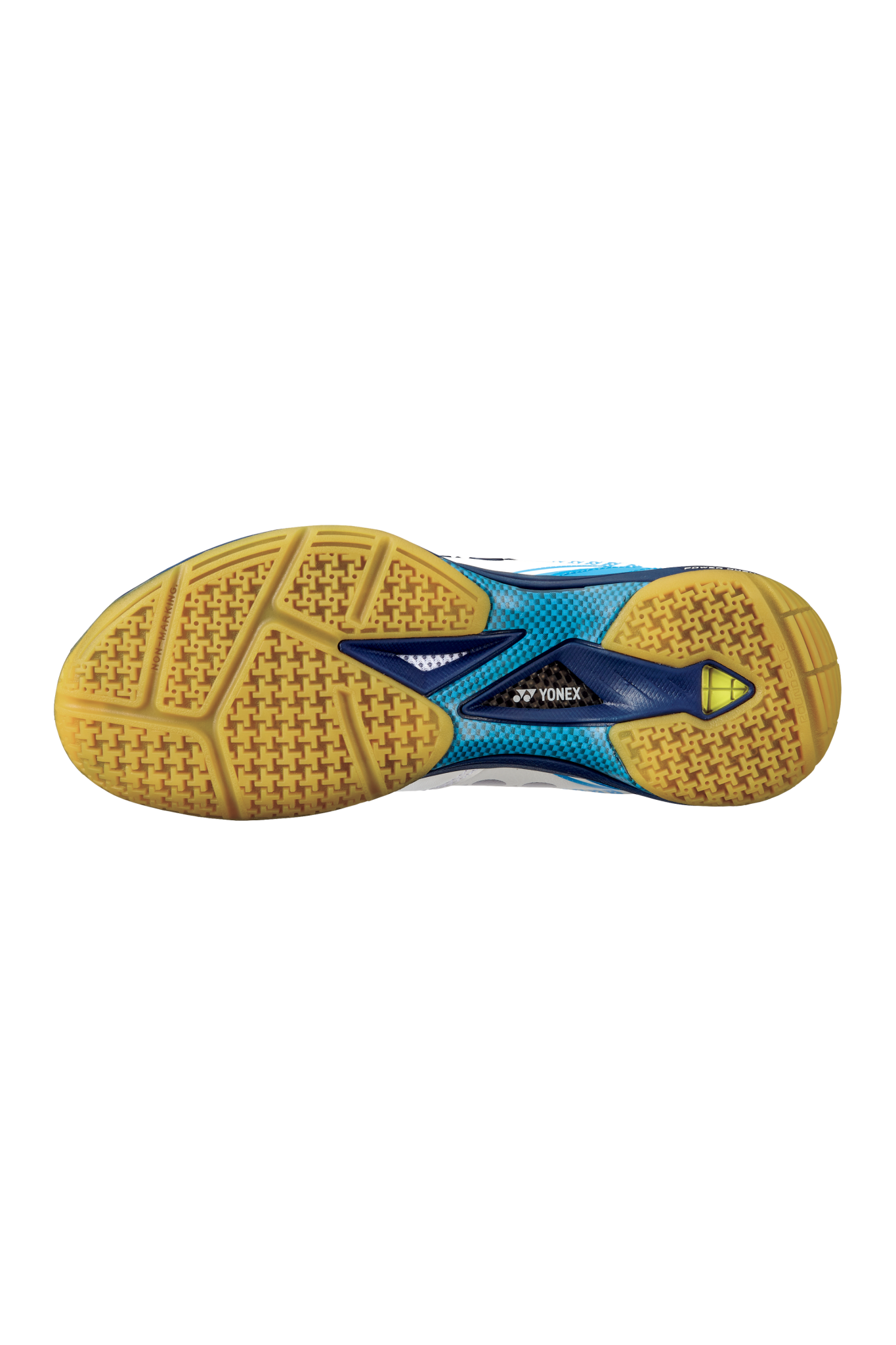 Yonex Badminton Shoe Power Cushion 65Z3 Men (White/Ocean Blue) - Nexus Badminton