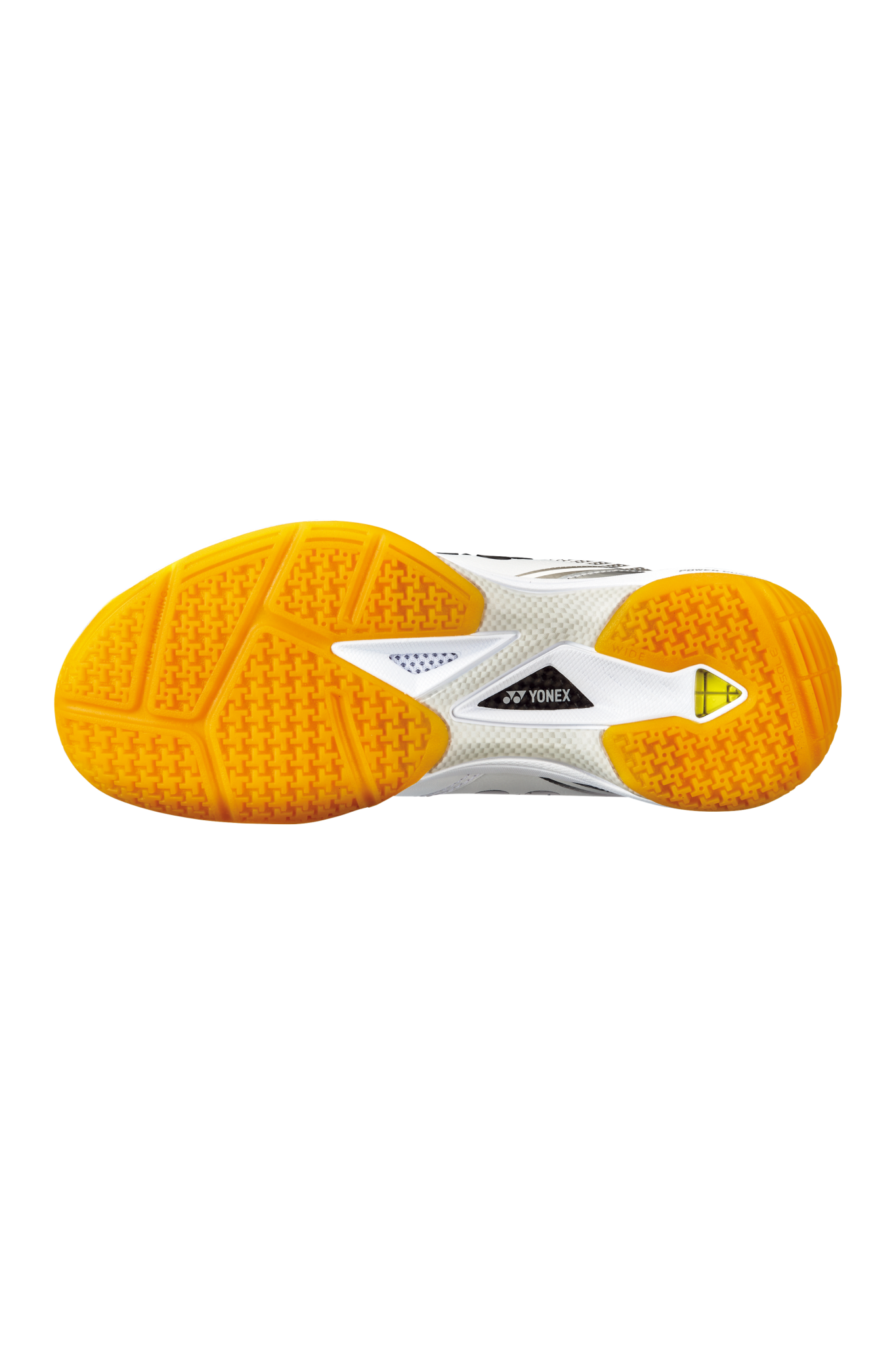 Yonex Badminton Shoe Power Cushion 65Z3 Wide Unisex (White/Orange) - Nexus Badminton