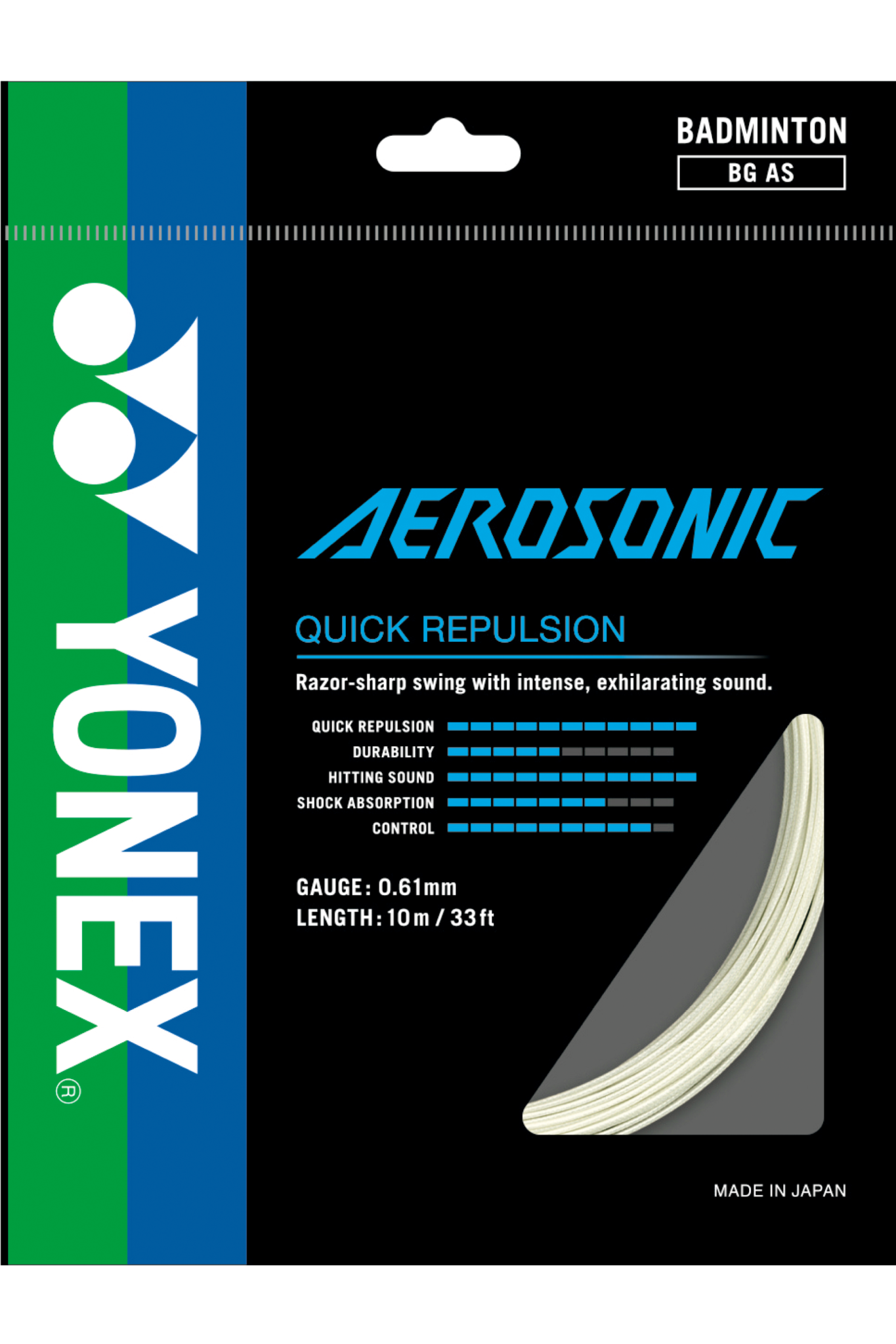 Yonex Badminton String Aerosonic - 10m Set & 200m Reel - Nexus Badminton