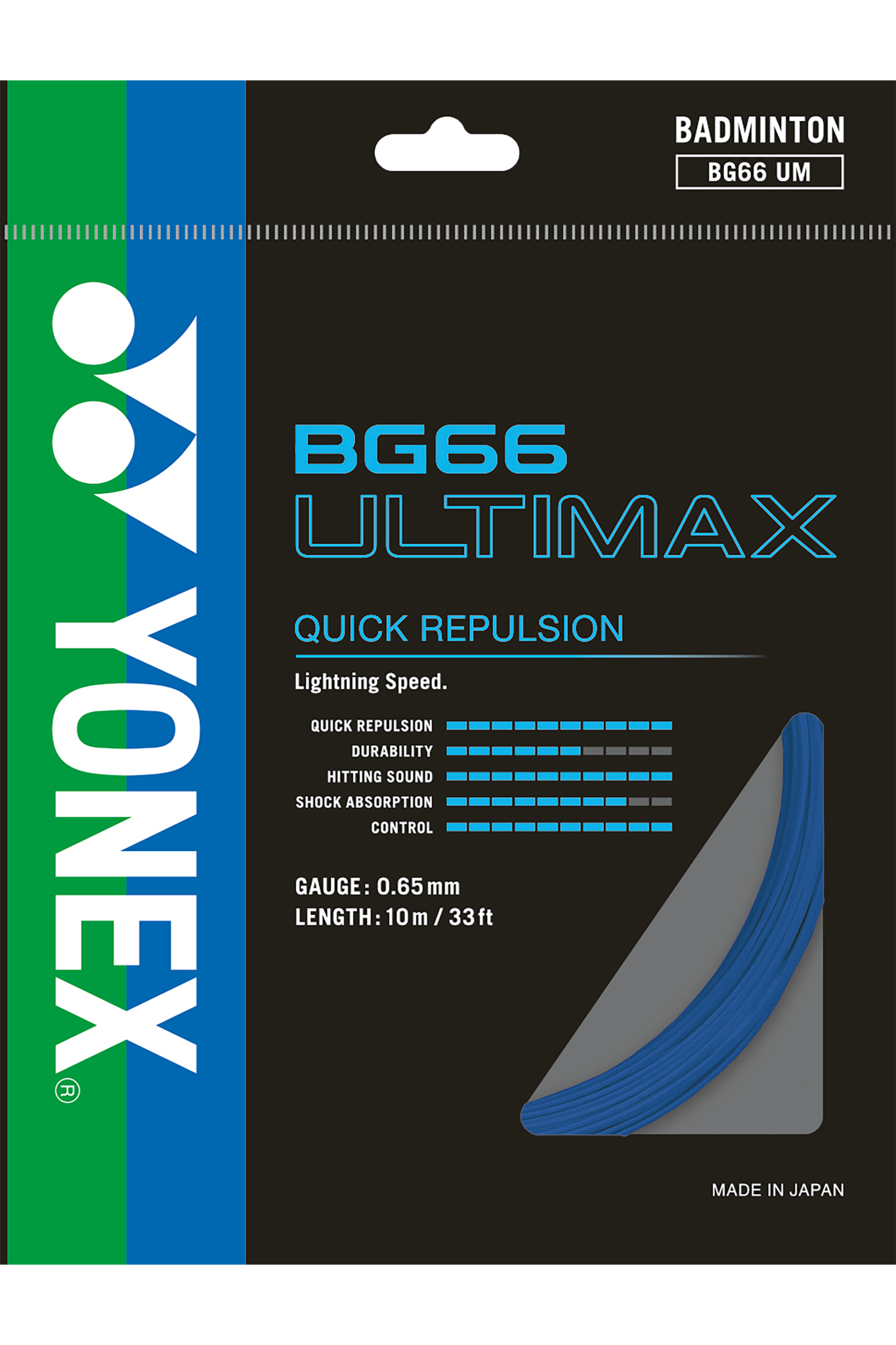 Yonex Badminton String BG66 Ultimax - 10m Set & 200m Reel - Nexus Badminton