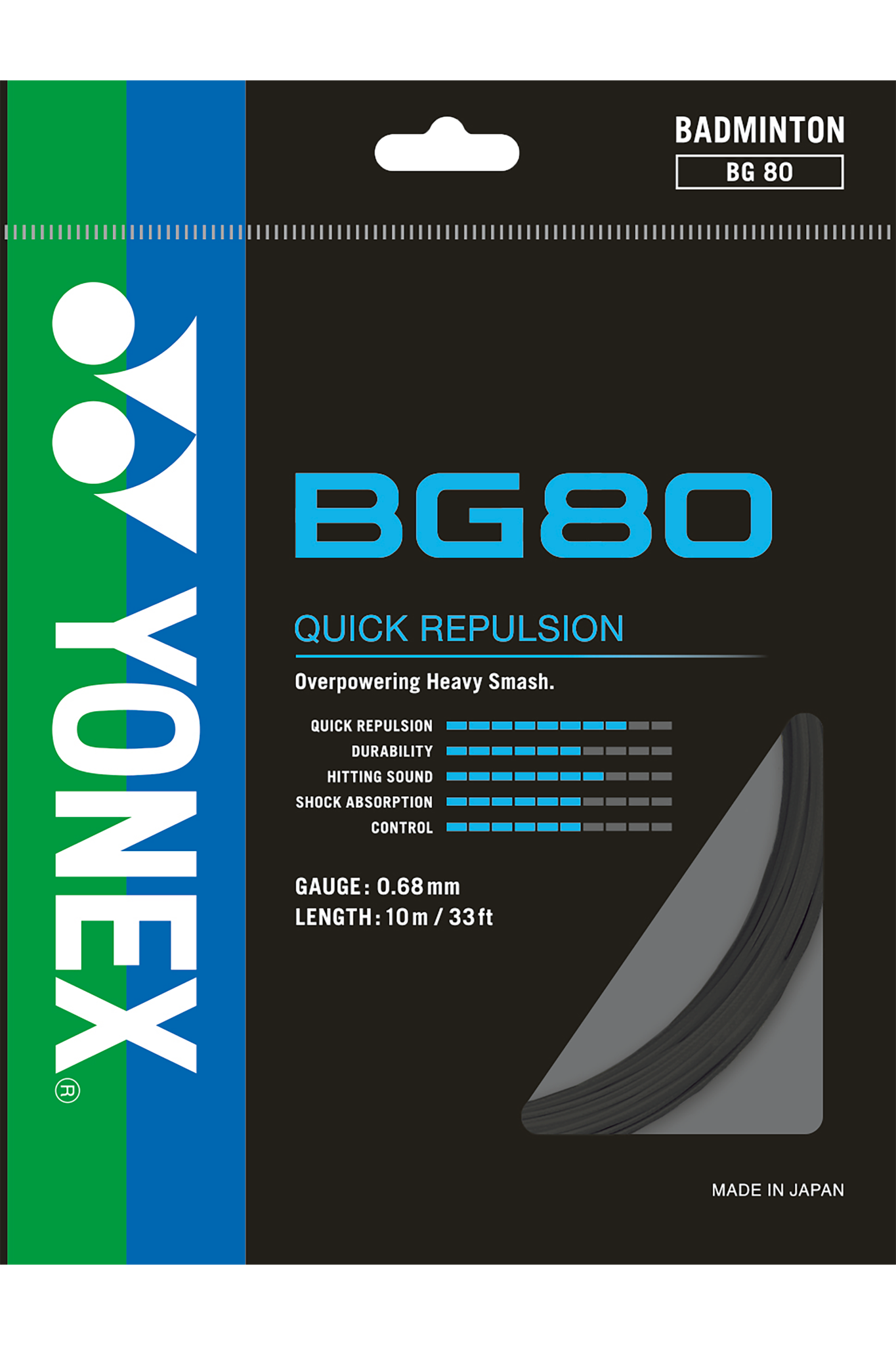 Yonex Badminton String BG80 - 10m Set & 200m Reel - Nexus Badminton