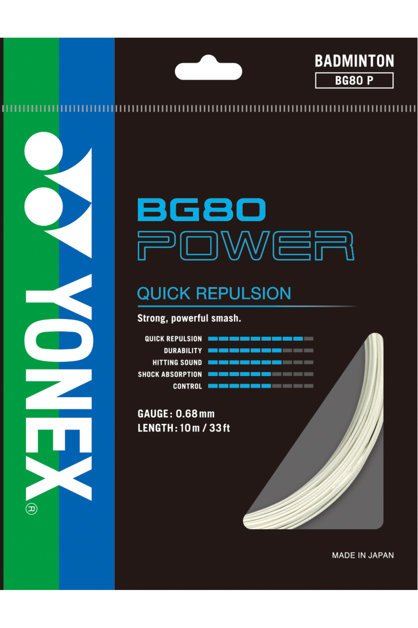 Yonex Badminton String BG80 Power - 10m Set & 200m Reel - Nexus Badminton