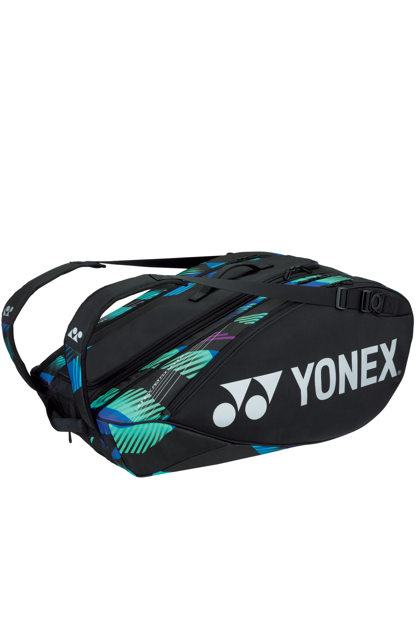 Yonex Pro 9 Racquet Bag (Green/Purple) - Nexus Badminton