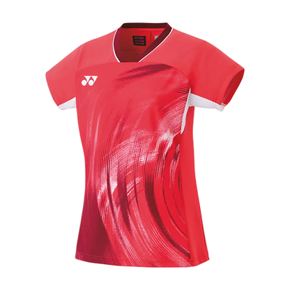 Yonex Women's Crew Neck Shirt 20769 (Pearl Red)