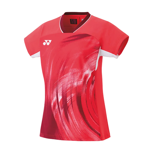 Yonex Women's Crew Neck Shirt 20769 (Pearl Red)