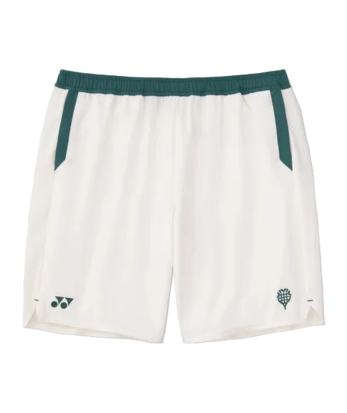 Yonex Men's Shorts 15284 Pearl Beige front view