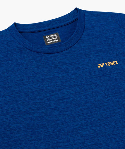 Yonex Men's T-Shirt 16945 Dark Navy collar detail
