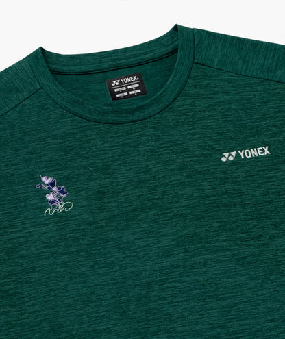 Yonex Unisex Long Sleeve 16947 New Turquoise collar detail