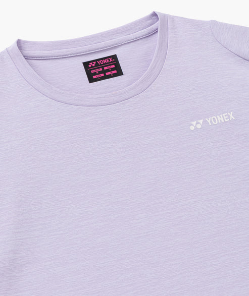 Yonex Women's T-Shirt 16948 Pale Lilac collar detail