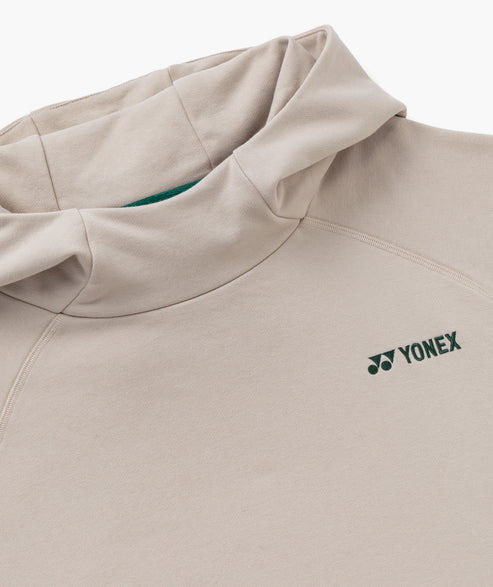 Yonex Unisex Warm-Up Jacket 31063 Light Brown collar detail