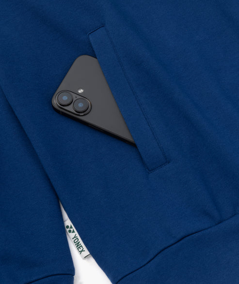 Yonex Unisex Warm-Up Jacket 31063 Dark Navy pocket detail