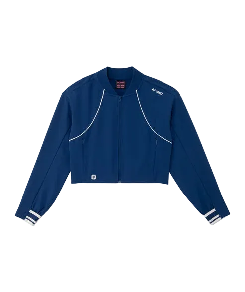 Yonex Women's Warm-Up Jacket 58121 Dark Navy front view