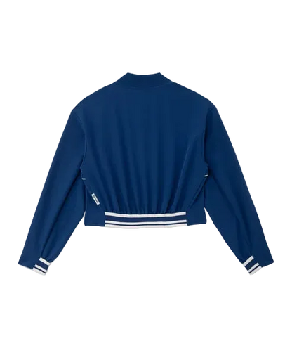 Yonex Women's Warm-Up Jacket 58121 Dark Navy back view