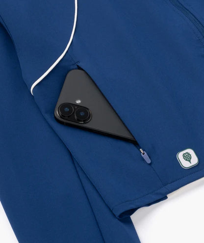 Yonex Women's Warm-Up Jacket 58121 Dark Navy pocket detail