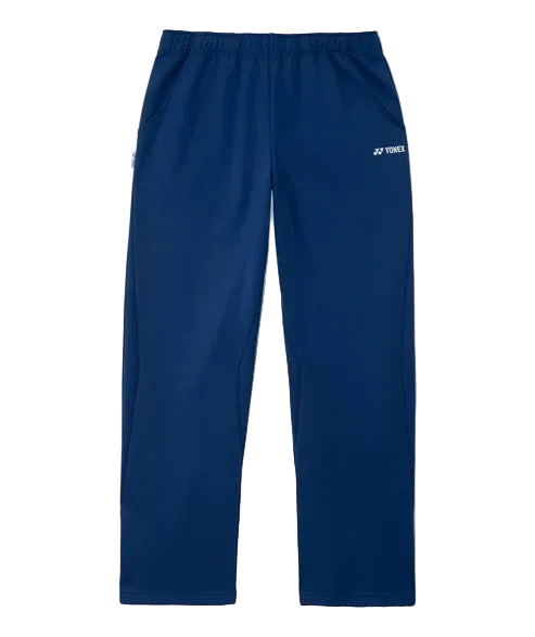 Yonex Unisex Warm-Up Pants 61073 Dark Navy front view