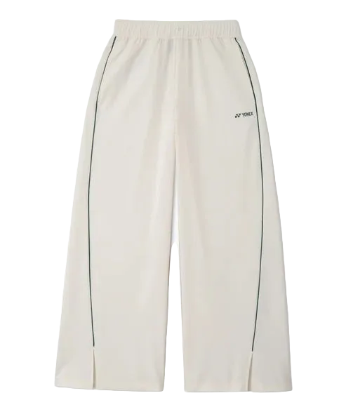Yonex Women's Warm-Up Pants 68121 Pearl Beige front view