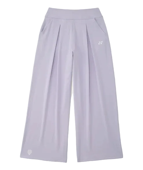 Yonex Women's Warm-Up Pants 68122 Pale Lilac front view