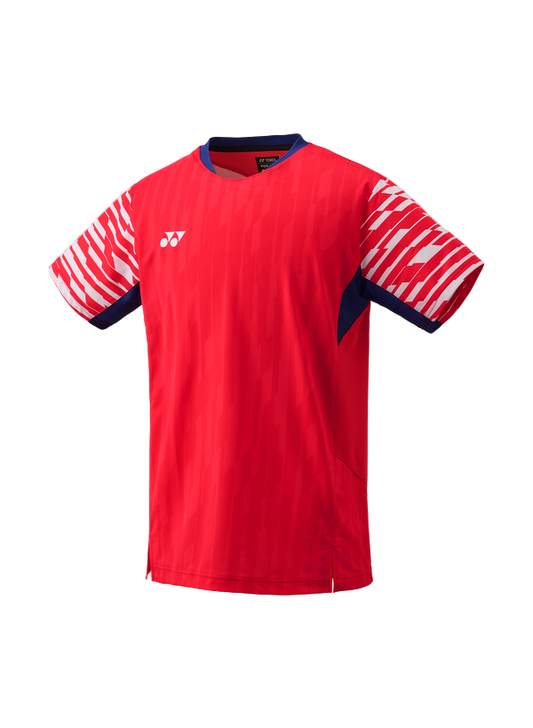 Yonex Men's Crew Neck Shirt 10644 (Clear Red)