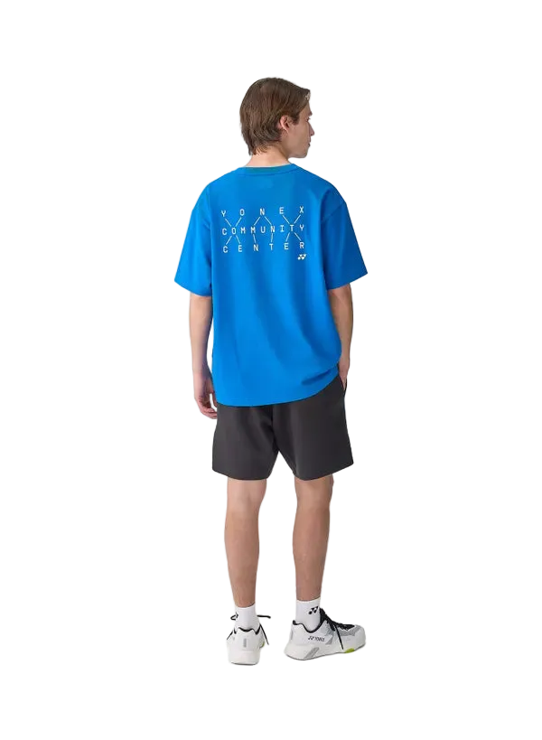 Yonex Men's T-Shirt 16958 (Blue) - 80th Anniversary Edition
