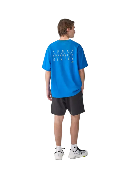 Yonex Men's T-Shirt 16958 (Blue) - 80th Anniversary Edition