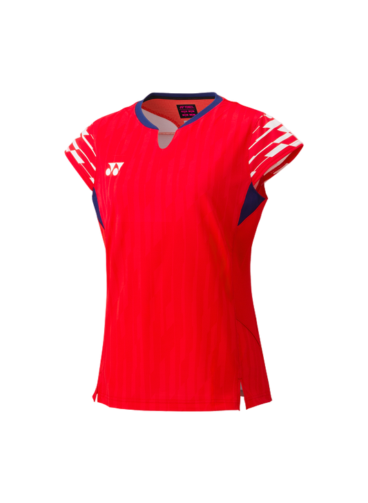 Yonex Women's Crew Neck Shirt 20860 (Clear Red)