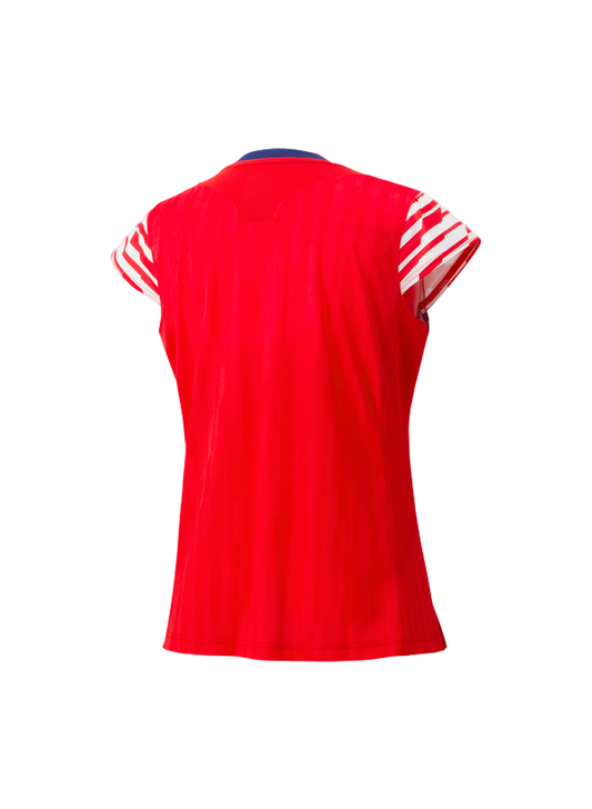 Yonex Women's Crew Neck Shirt 20860 (Clear Red)